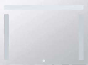 Bemeta Design Zrkadlo s LED bočným a horným osvetlením, 800 x 600 mm, dotykový senzor - 101401117