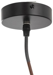 Hnedé závesné svietidlo so skleneným tienidlom ø 27 cm Ilua – Bloomingville