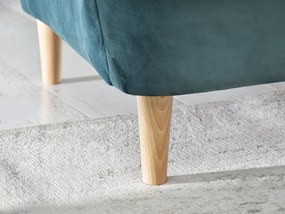 Pohovka dvojsedačka v tvare ušiak Muriera (čierna). Akcia -20%. Vlastná spoľahlivá doprava až k Vám domov. 1136877