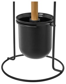 Čierna kovová WC kefa Simply – Casa Selección