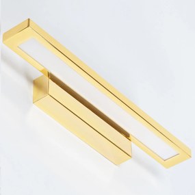 Toolight - LED nástenné svietidlo nad zrkadlo 60cm APP837-1W, zlatá, OSW-07015