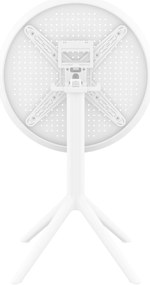 Skladací stôl Sky round - biela