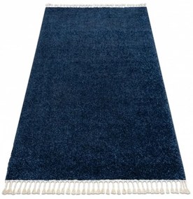 Kusový koberec Shaggy Berta tmavo modrý 140x190cm