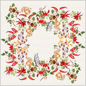 Obrus z vypratého ľanu Piments