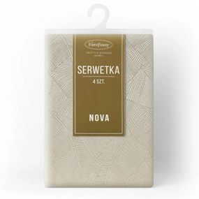SADA 4 KS PRESTIERANIE NA STÔL ISLA 30X40 CM KRÉMOVÁ