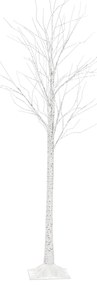 Vonkajšia LED dekorácia stromček 190 cm biela LAPPI Beliani