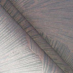Elegantný zamatový stredový obrus v striebornej farbe s krásnym vzorom