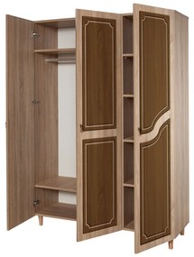 Šatníková skriňa Modella 622 (dub sonoma). Akcia -18%. Vlastná spoľahlivá doprava až k Vám domov. 1088288