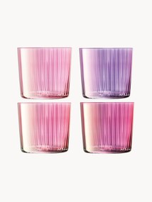 Ručne maľované poháre Gems, 4 ks