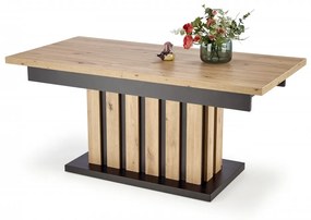 Rozkladací konferenčný stolík Baretti dub artisan/čierny