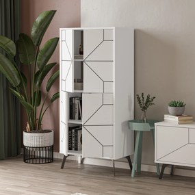 Skrinka Duben (Biela). Akcia -18%. Vlastná spoľahlivá doprava až k Vám domov. 1073469