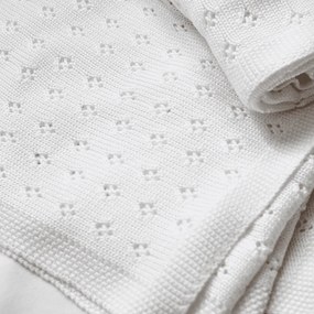 Bambusová prikrivka biela 80×100 cm