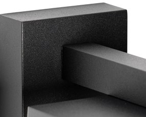 Inteligentné vonkajšie nástenné svietidlo čierne IP44 vrátane Wifi ST64 - Charlois