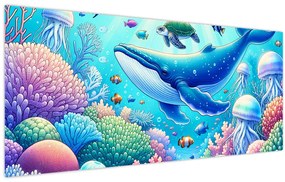 Obraz – Podvodný svet (120x50 cm)