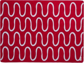 Červená deka 150x200 cm Swirl – noo.ma