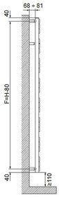 Cordivari Kelly 5010 - Radiátor 1312x600 mm, biela 3551726100030