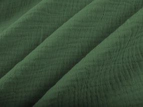 Biante Mušelínová obliečka na vankúš MSN-011 Lesná zelená 50 x 70 cm