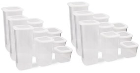 Dózy v súprave 18 ks na potraviny Fresco – Hermia