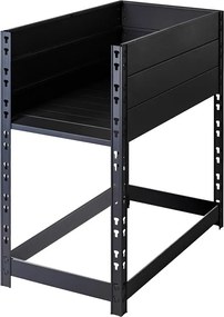 Trestles Vyvýšený záhon Lift - čierny