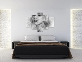 Obraz - Portrén Merilyn Monroe (150x105 cm)