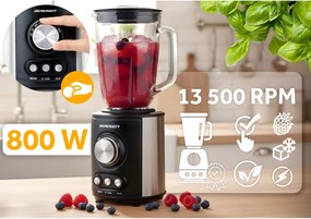 Stolný mixér 1,5 l 800W Berdsen BD-751 - čierny