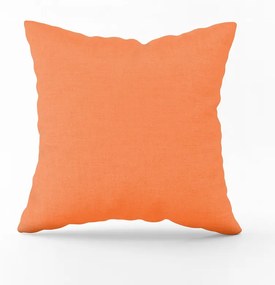 Bavlnená obliečka na vankúš - oranžová Rozmer: 50 x 70 cm, Zapínanie: Gombíky