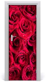 Fototapeta na dvere červená ruža 75x205 cm
