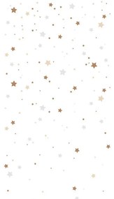 DEKORNIK Simple Stars From The Sky White - Tapeta