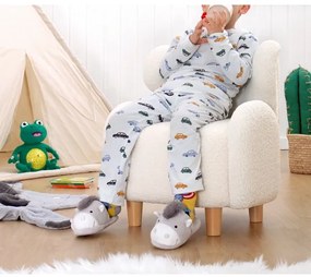 Detské kreslo TOBI biele