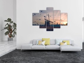 Obraz veterného mlyna (150x105 cm)