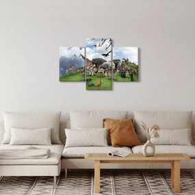 Obraz - Zvieratká na ostrove (90x60 cm)