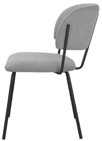 Sivé jedálenské stoličky v súprave 2 ks Claudia – Støraa