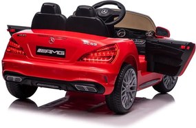 LEAN CARS Autobatéria Mercedes SL65 S Červený lakovaný LCD displej