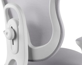 Detská rastúca stolička Neoseat MIKY — látka, sivá