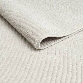 Angel Carpet, Kusový koberec Zafiro 25 Cream, 80x150, biela, kancelária