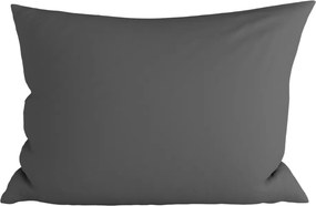 Obliečka na vankúš LUX 70x90 cm tmavo sivá, hotelové vrecko