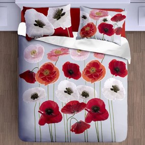 Gipetex Natural Dream 3D talianské obliečky 100% bavlna Poppies - 140x200 / 70x90 cm