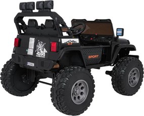 Elektrické autíčko Extreme Sport 4x4 čierne