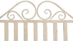 Kovové hojdacie kreslo Smile - Krémová antik