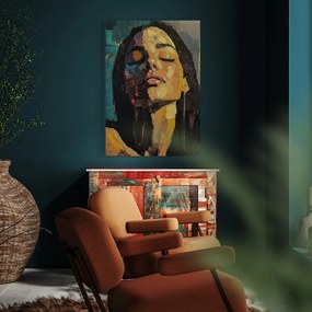 Obraz s ručne maľovanými prvkami 70x100 cm Vivian – Styler