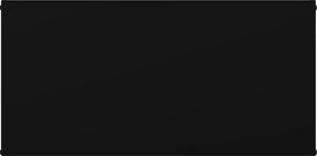 Mexen, Mexen Flat CF22 panelový radiátor 500 x 1200 mm, bočné pripojenie, 1637 W, čierny - W422F-050-120-70