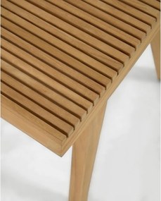 Stolička z teakového dreva v prírodnej farbe Vicentina – Kave Home