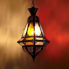 Marocká závesná lampa Houta farebná