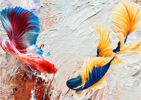 Obraz - Ryby bojovníčky (70x50 cm)