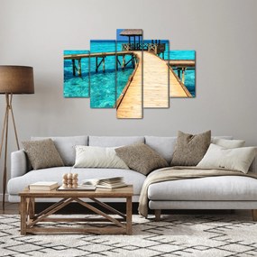 Obraz - Mólo (150x105 cm)