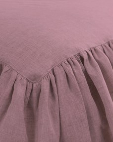 Prehoz Linen Frilly 160 x 210 cm ružový