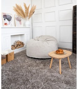 Tmavosivý menčestrový sedací vak Om 110 – SLOWDOWN