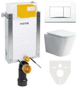 Mereo, WC komplet pre zamurovanie, MER-MM01SETRB