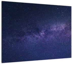 Sklenený obraz galaxie (70x50 cm)