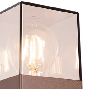 Vonkajšia lampa 70 cm hrdzavohnedá so zemným hrotom a káblovou objímkou - Denmark